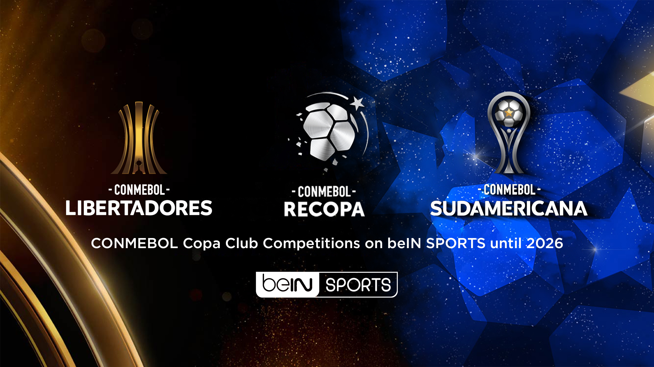 Football Fiesta! beIN Secures Exclusive Broadcast Rights for CONMEBOL  Libertadores, Sudamericana and Recopa from 2023-2026 Across MENA - beIN EN
